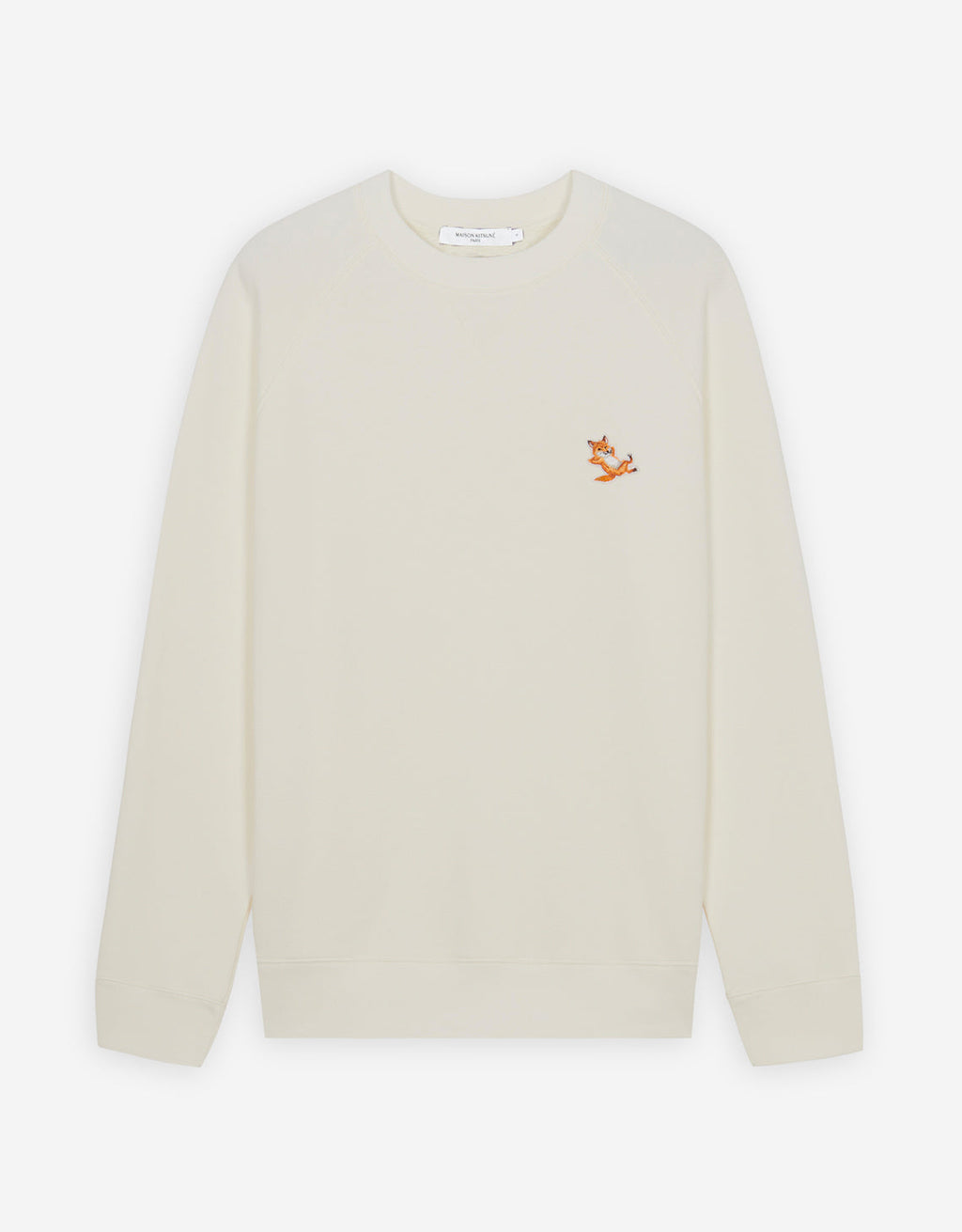 Unisex Chillax Fox Patch Classic Sweatshirt Ecru