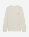 Unisex Chillax Fox Patch Classic Sweatshirt Ecru