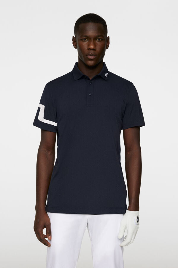 J.LINDEBERG HEATH GOLF POLO JL NAVY