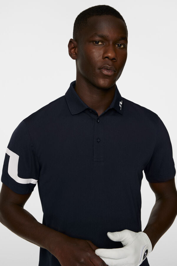 J.LINDEBERG HEATH GOLF POLO JL NAVY