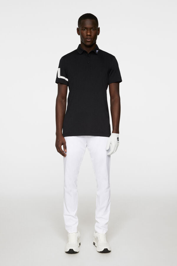 J.LINDEBERG HEATH GOLF POLO BLACK