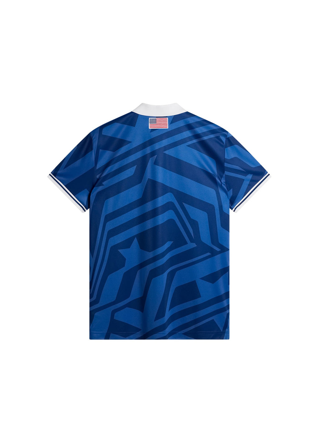 Alois Print Polo US Golf Blue
