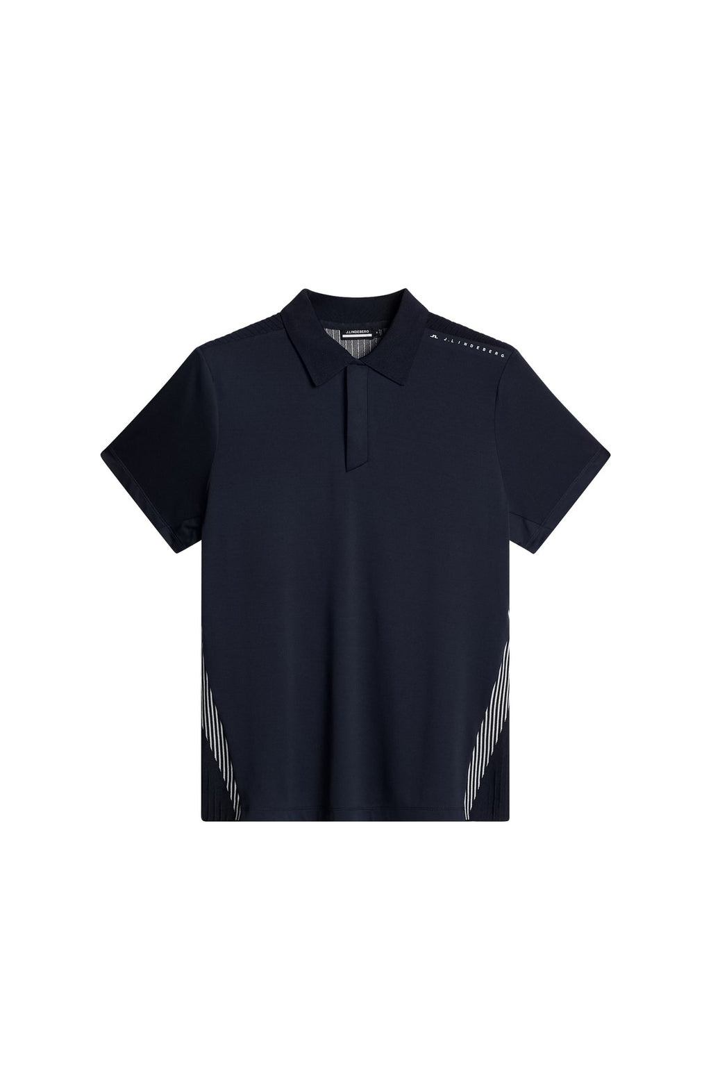 J.LINDEBERG ALEKS HYBRID KNIT POLO SHIRT JL NAVY