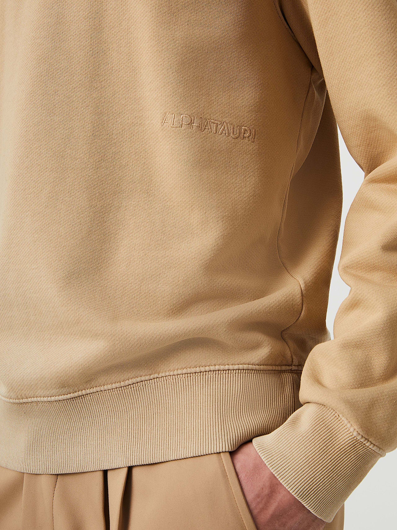 Gradient Crewneck Sweater SORENO V1.Y7.02 Brown / Beige