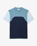 Lacoste Men’s Colorblock Classic Fit T-Shirt Navy Blue - TH9551-51-10M
