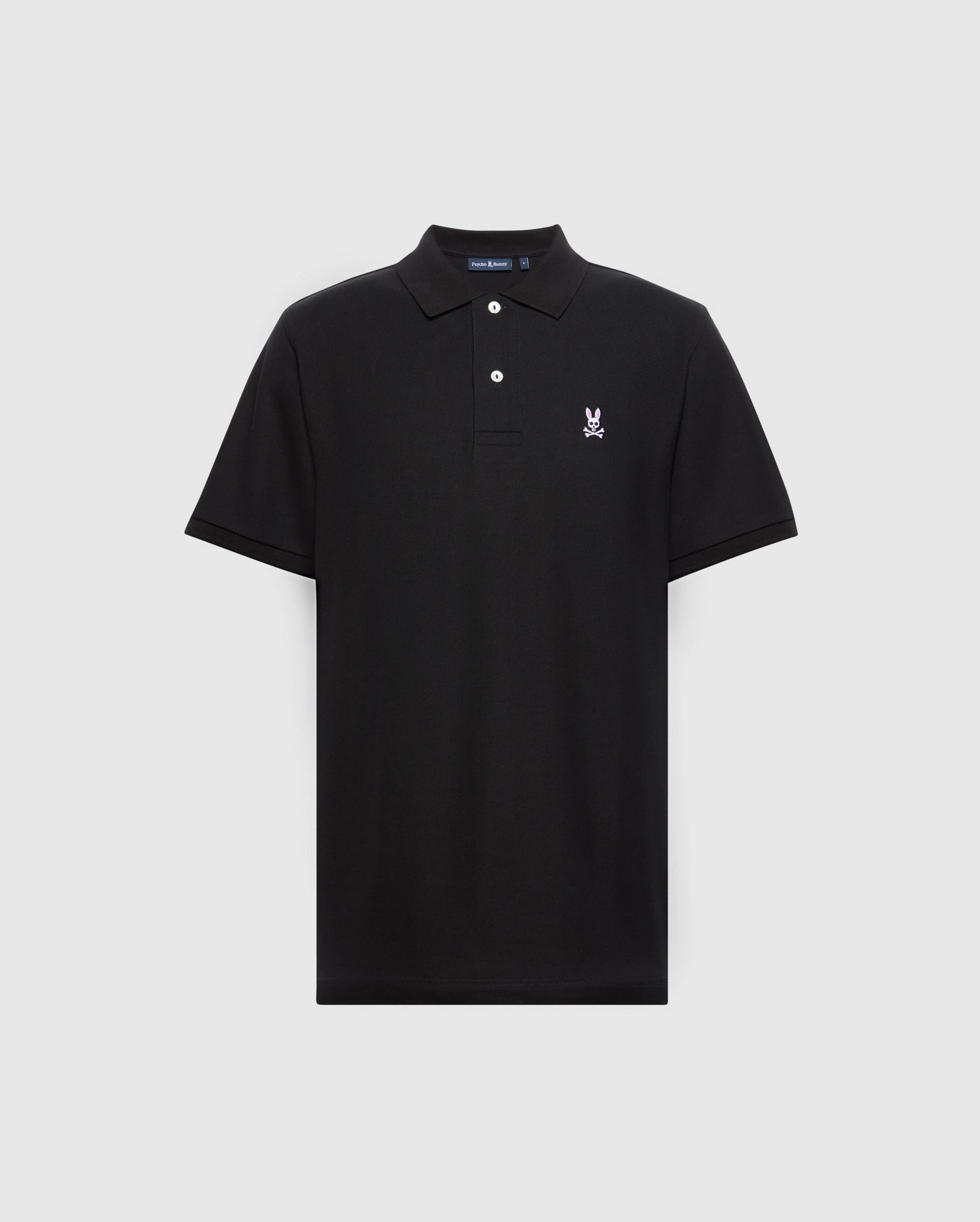 Psycho Bunny Men’s Classic Piqué Polo Shirt Black