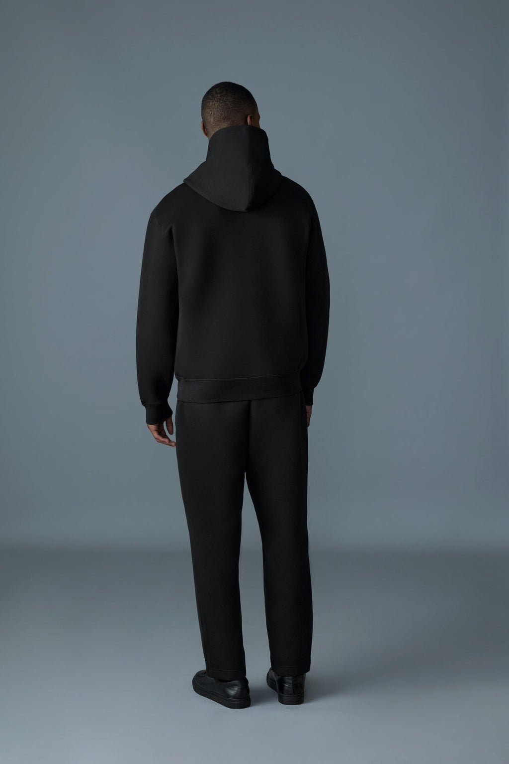 KRYSTIAN-PR Double-face Jersey Logo Hoodie Black