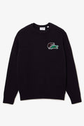Men's Holiday Large Corcodile Sweater Navy