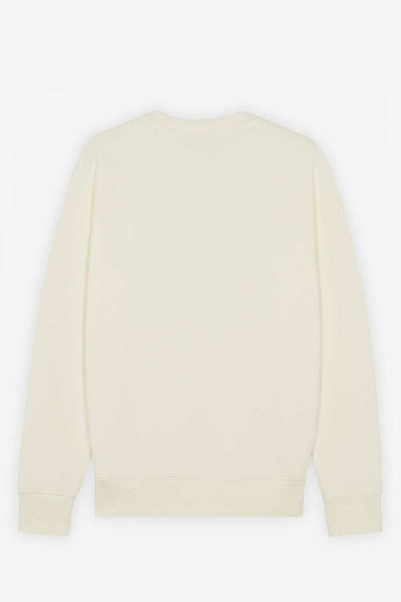 Maisfox Head Patch Classic Sweatshirt Ecru