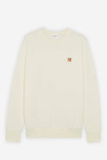 Maisfox Head Patch Classic Sweatshirt Ecru