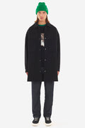 FULLY LINED TWO POCKETS OVERSHIRT BLACK