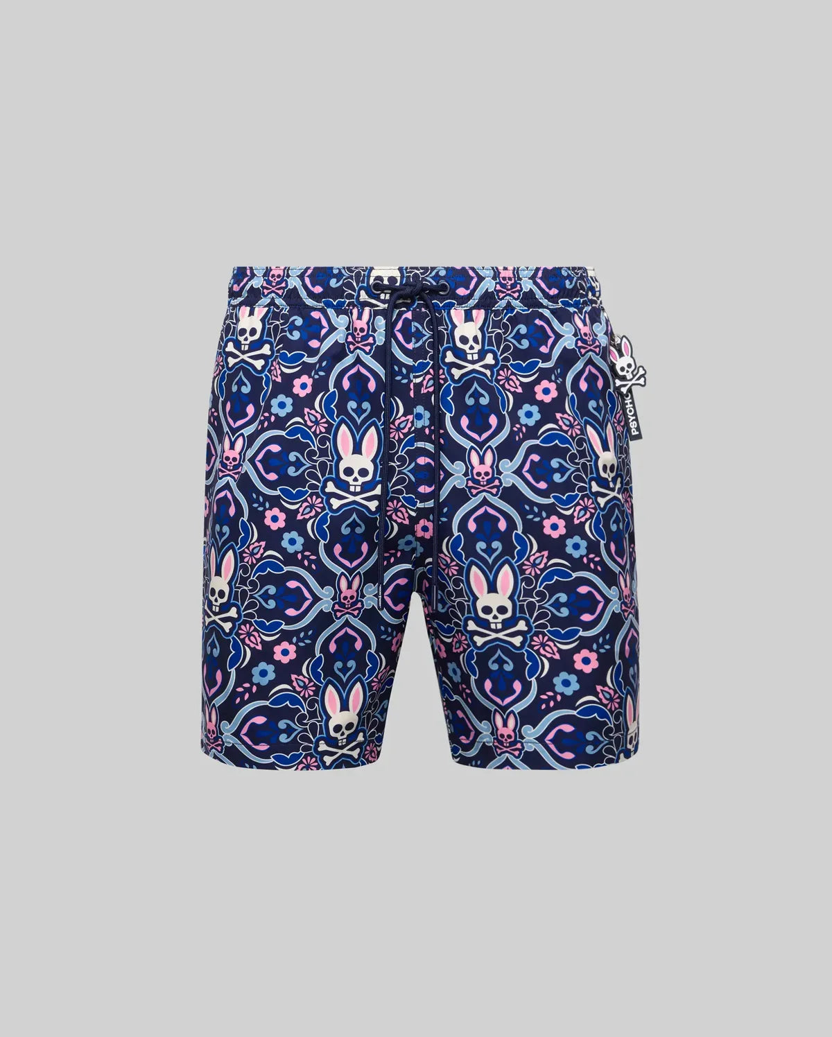 Psycho Bunny Luke Swim Trunk Shorts Evening Blue
