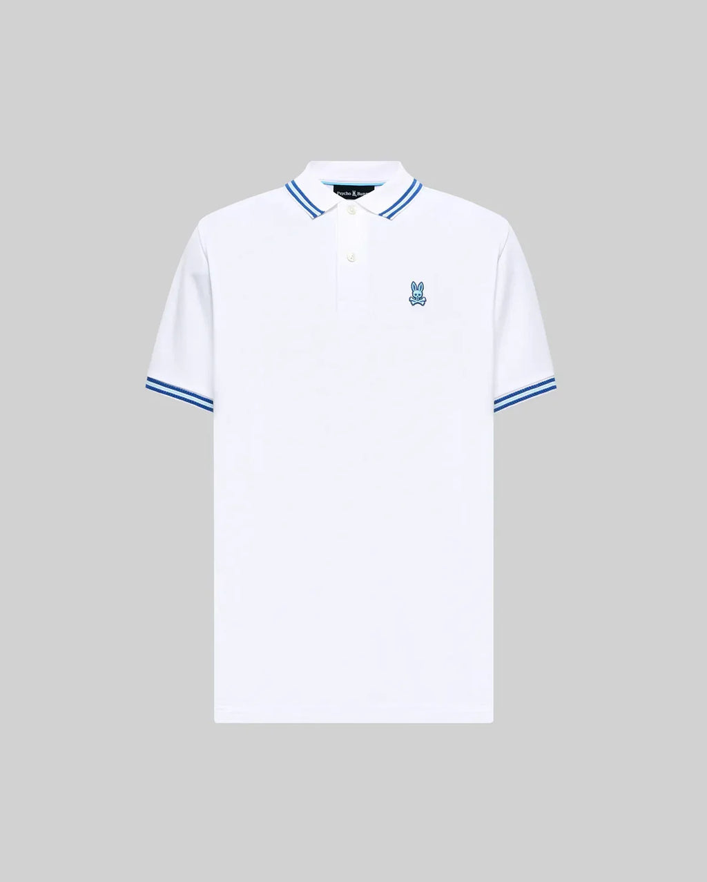 Psycho Bunny Clark Pique Polo White
