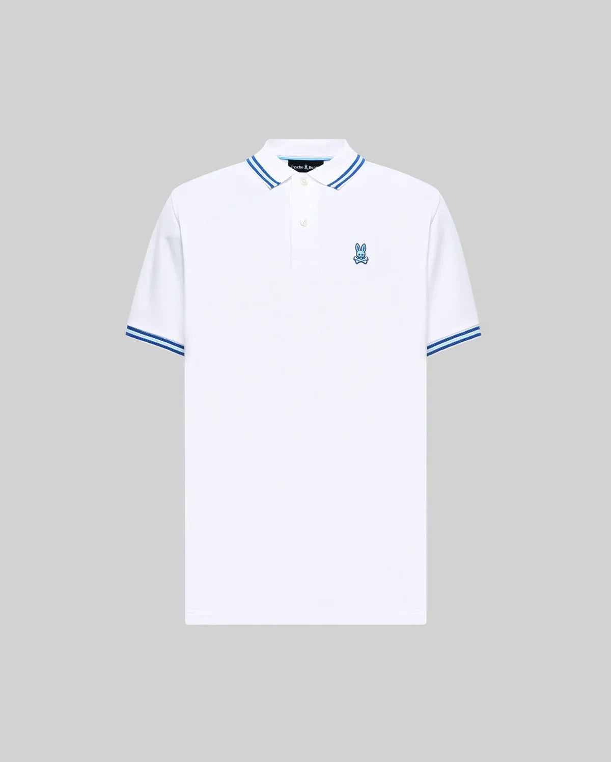 Psycho Bunny Clark Pique Polo White