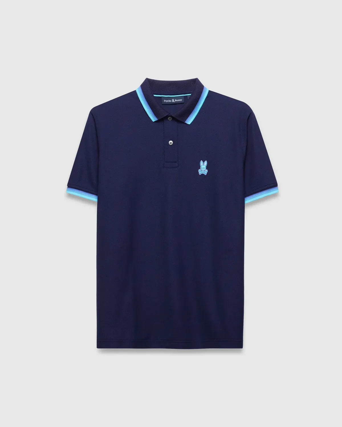Psycho Bunny Holden Pique Polo Evening Blue