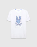 Psycho Bunny Brad Graphic Tee White