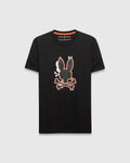 Psycho Bunny Tanner Bunny Graphic Tee Black