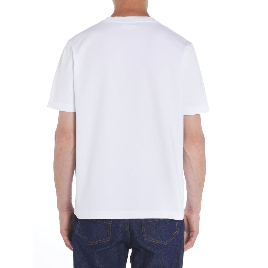 Maison Kitsune Handwriting Comfort Tee Shirt White / Black