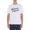 Maison Kitsune Handwriting Comfort Tee Shirt White / Black
