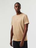 Marble Print Cotton T-Shirt JANTA V1.Y7.02  Brown / Beige