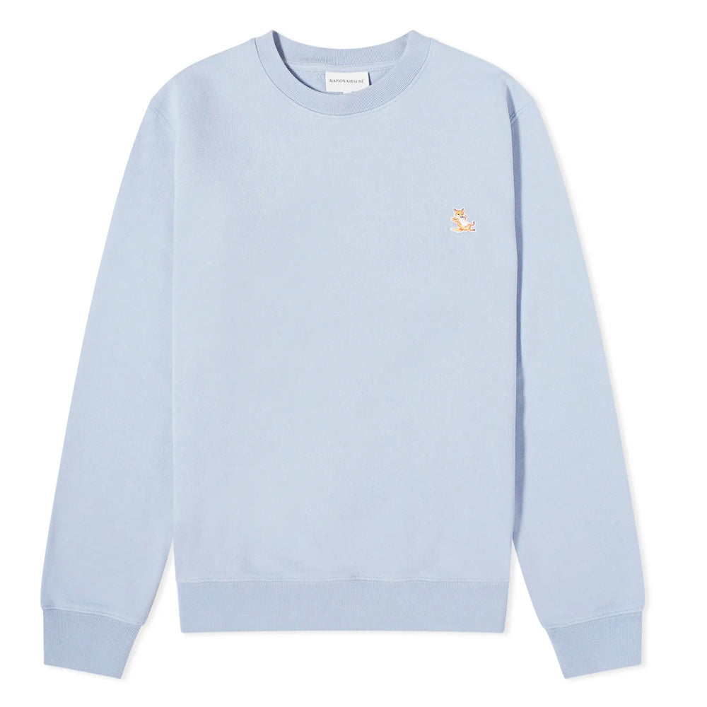 Men's Chillax Patch Regular Sweatshirt Beat Blue