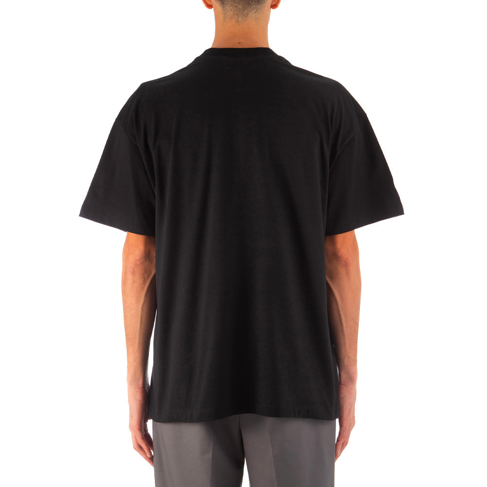 Men's Lithography Print T-shirt Black
