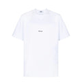 Men's Msgm Brush Stroke Micrologo Print White