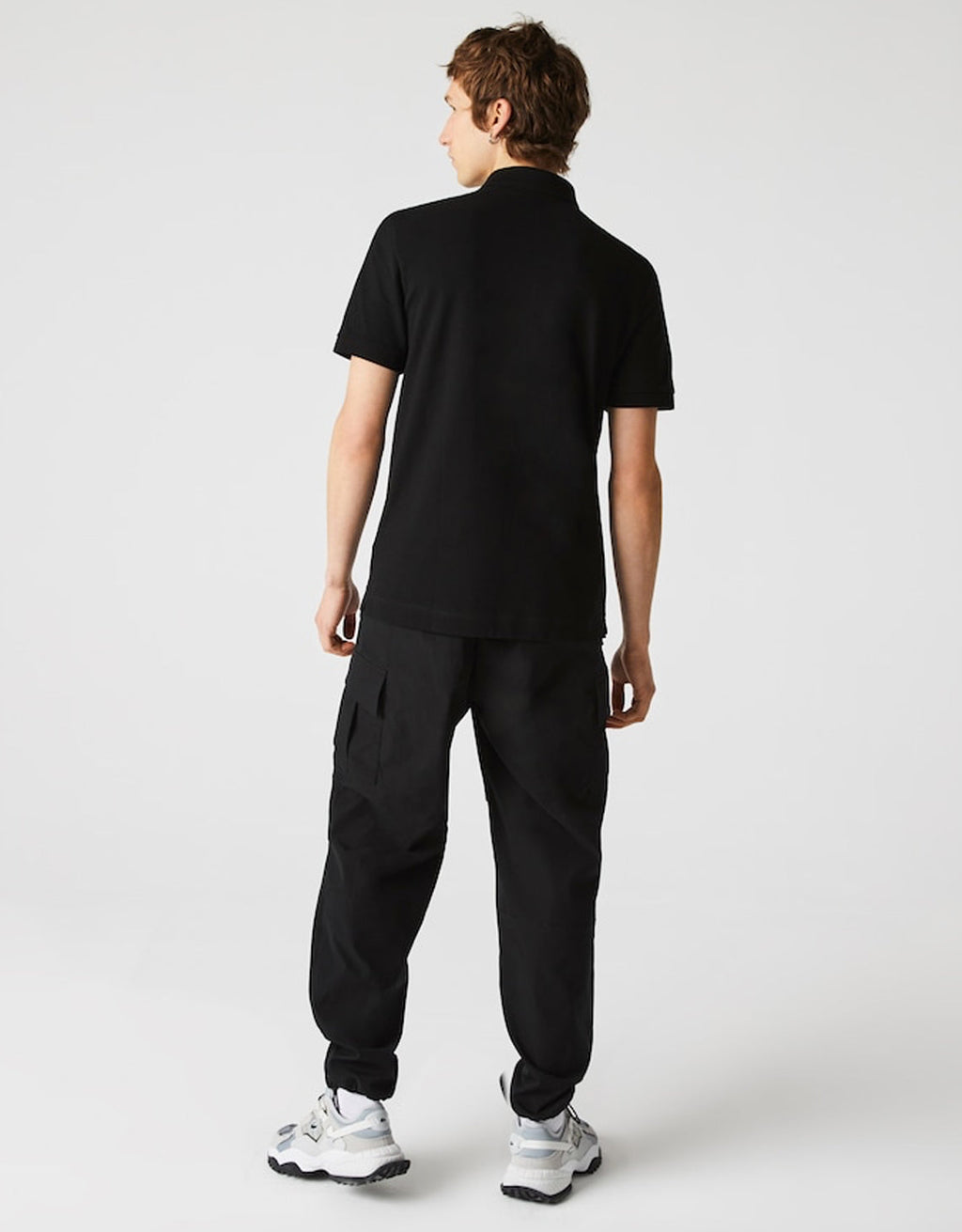 Men's Stretch Cotton Smart Paris Polo Black