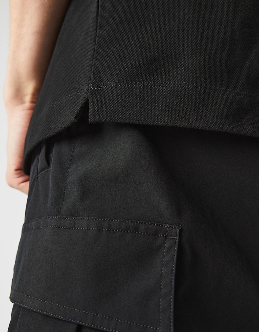 Men's Stretch Cotton Smart Paris Polo Black