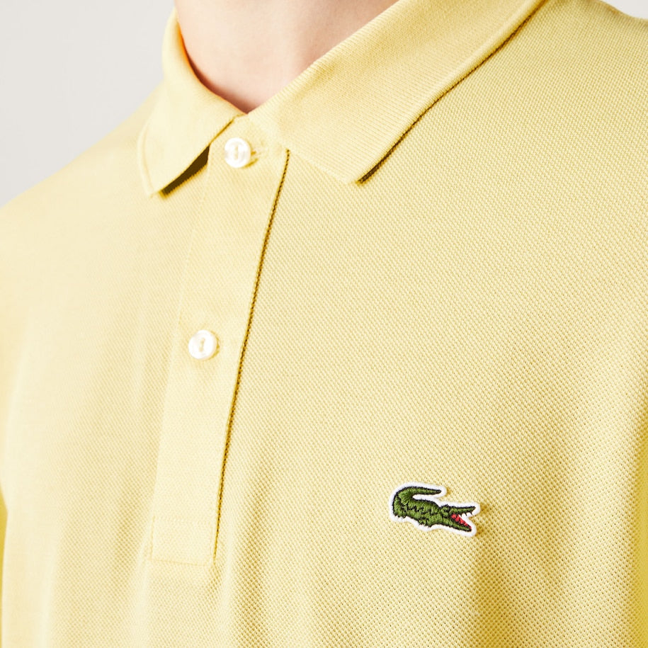 Men's Slim Fit Petit Piqué Polo Yellow