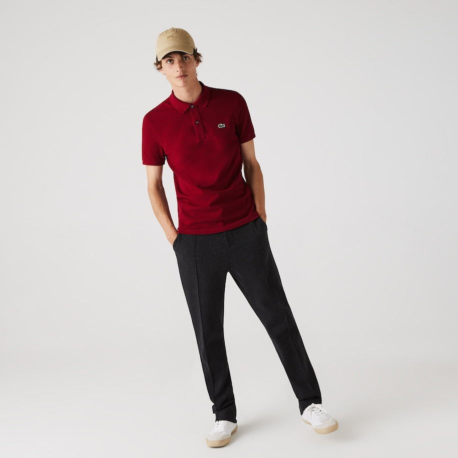 Men's Original L.12.12 Slim Fit Petit Piqué Cotton Polo Bordeaux