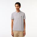 Men's Original L.12.12 Slim Fit Petit Piqué Cotton Polo Grey Chine