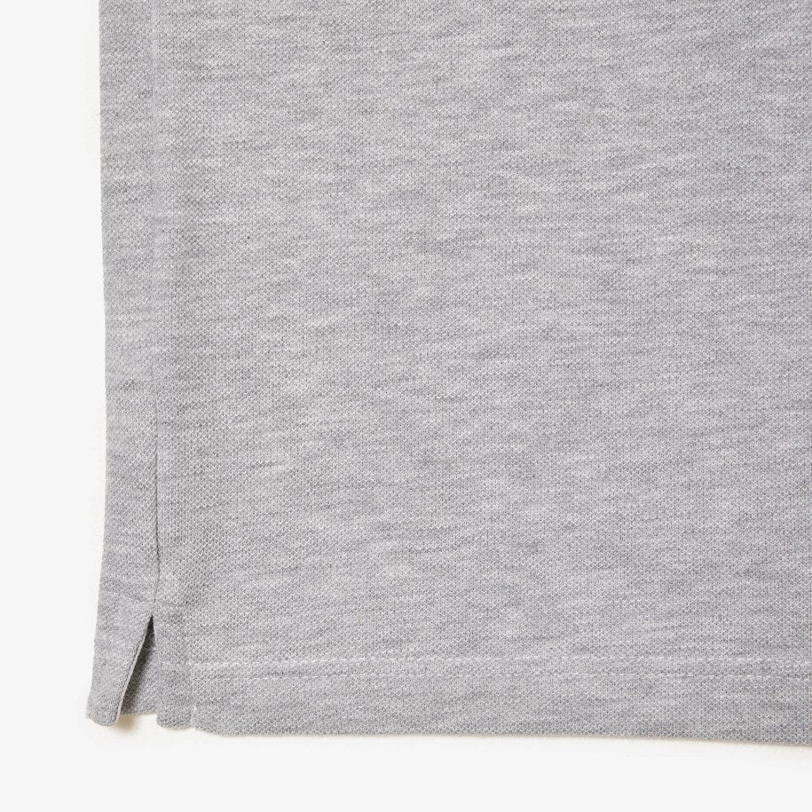 Men's Original L.12.12 Slim Fit Petit Piqué Cotton Polo Grey Chine