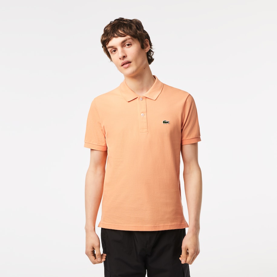 Men's Original L.12.12 Slim Fit Petit Piqué Cotton Polo Light Orange