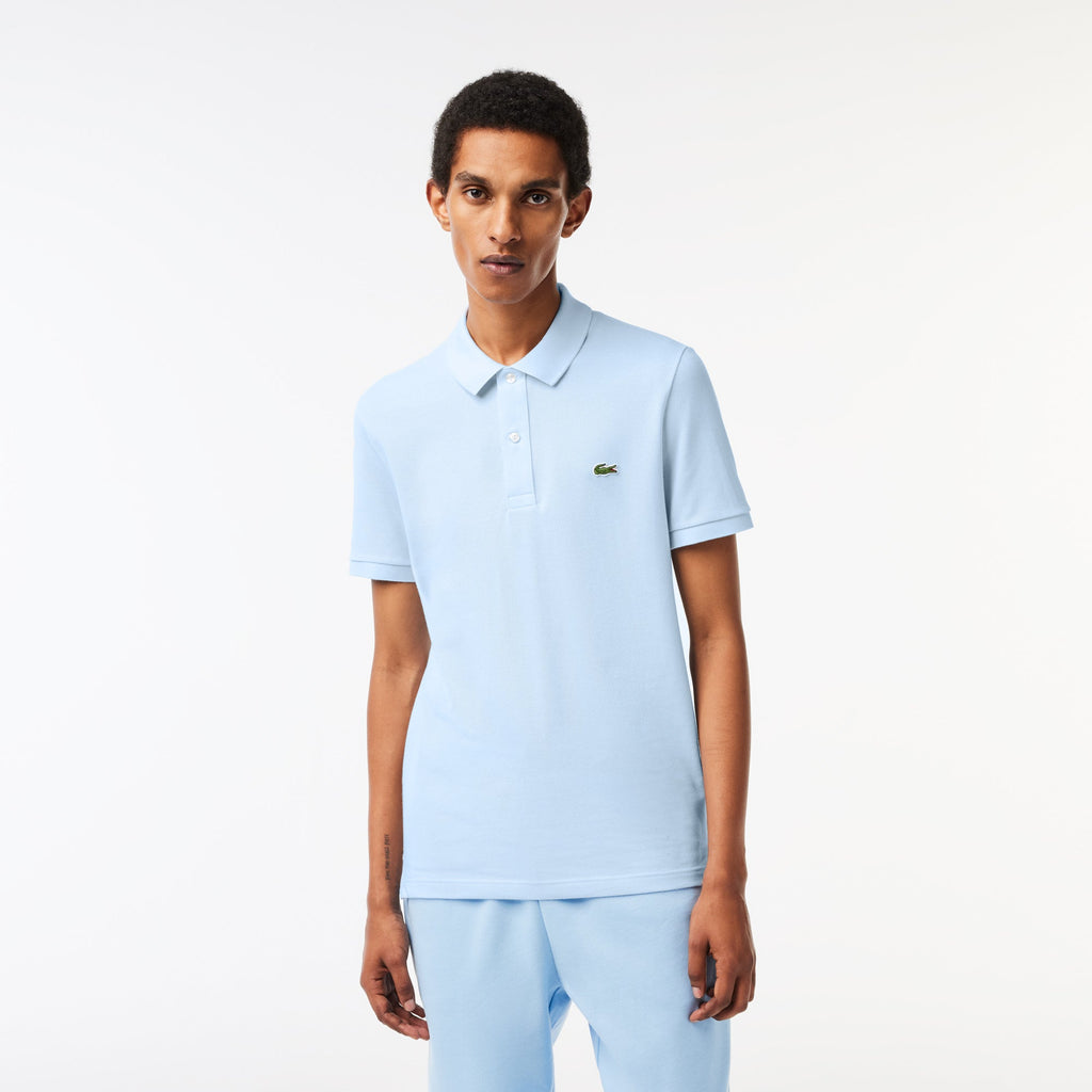 Men's Original L.12.12 Slim Fit Petit Piqué Cotton Polo Light Blue