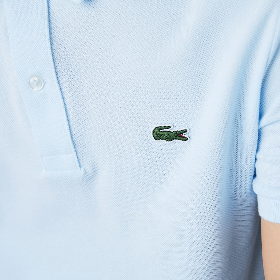 Men's Original L.12.12 Slim Fit Petit Piqué Cotton Polo Light Blue