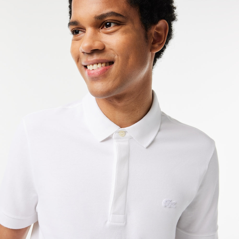 Men's Stretch Cotton Smart Paris Polo White