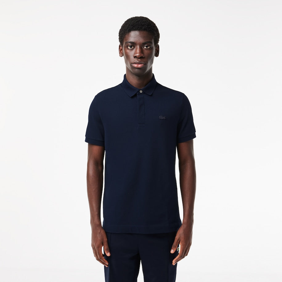 Men's Stretch Cotton Smart Paris Polo Navy Blue