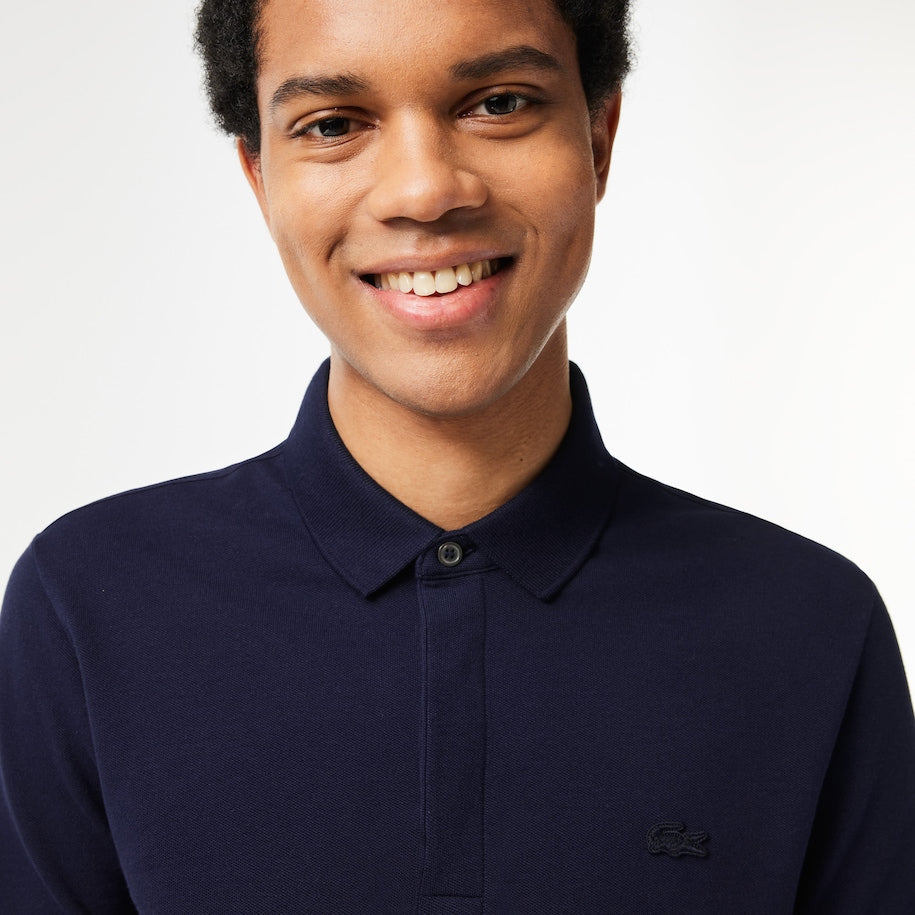 Men's Stretch Cotton Smart Paris Polo Navy Blue