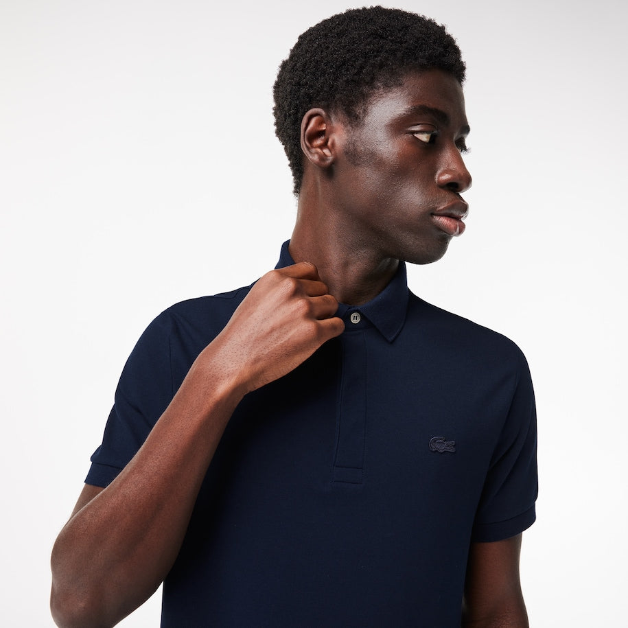 Men's Stretch Cotton Smart Paris Polo Navy Blue