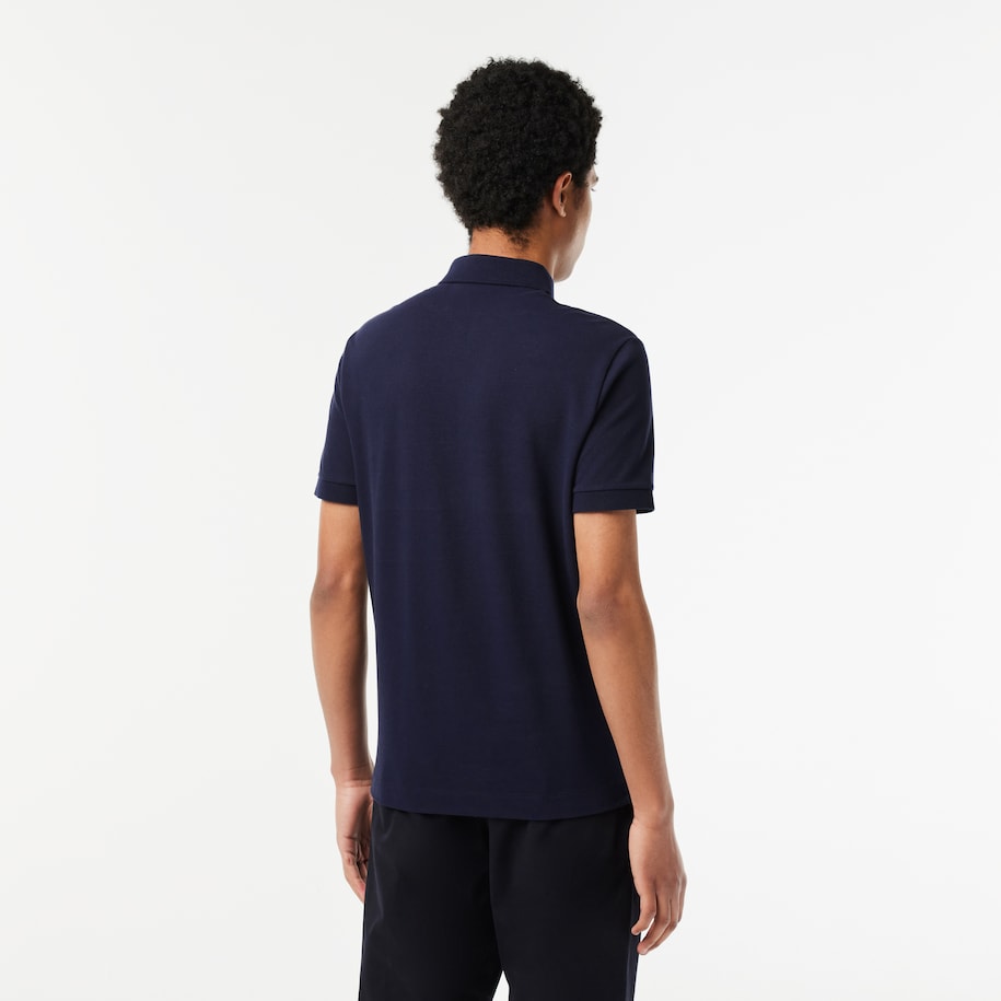 Men's Stretch Cotton Smart Paris Polo Navy Blue