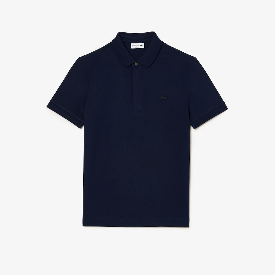 Men's Stretch Cotton Smart Paris Polo Navy Blue