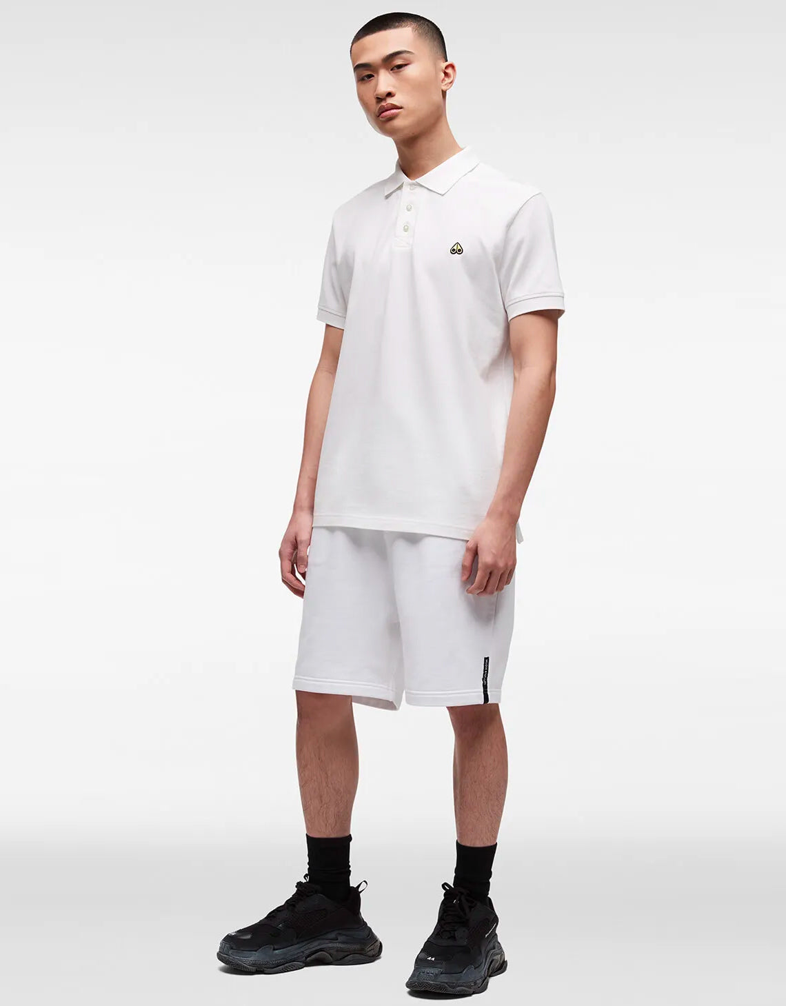 PIQUE POLO WHITE