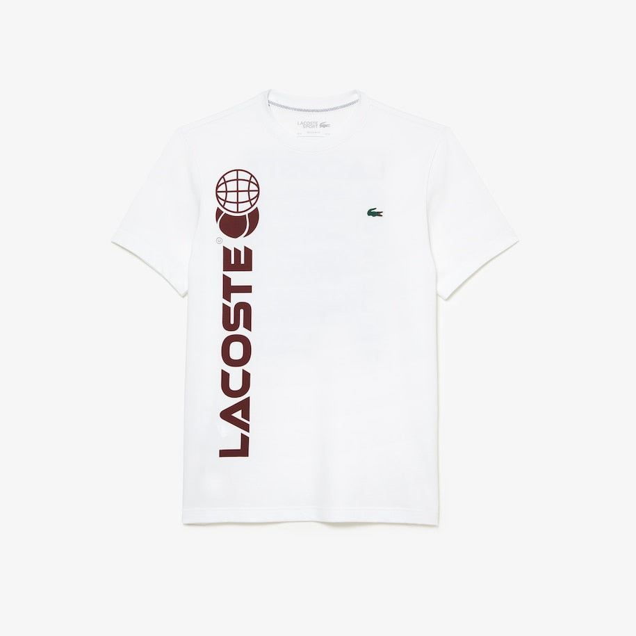 Men's Lacoste Tennis x Daniil Medvedev Regular Fit T-Shirt White