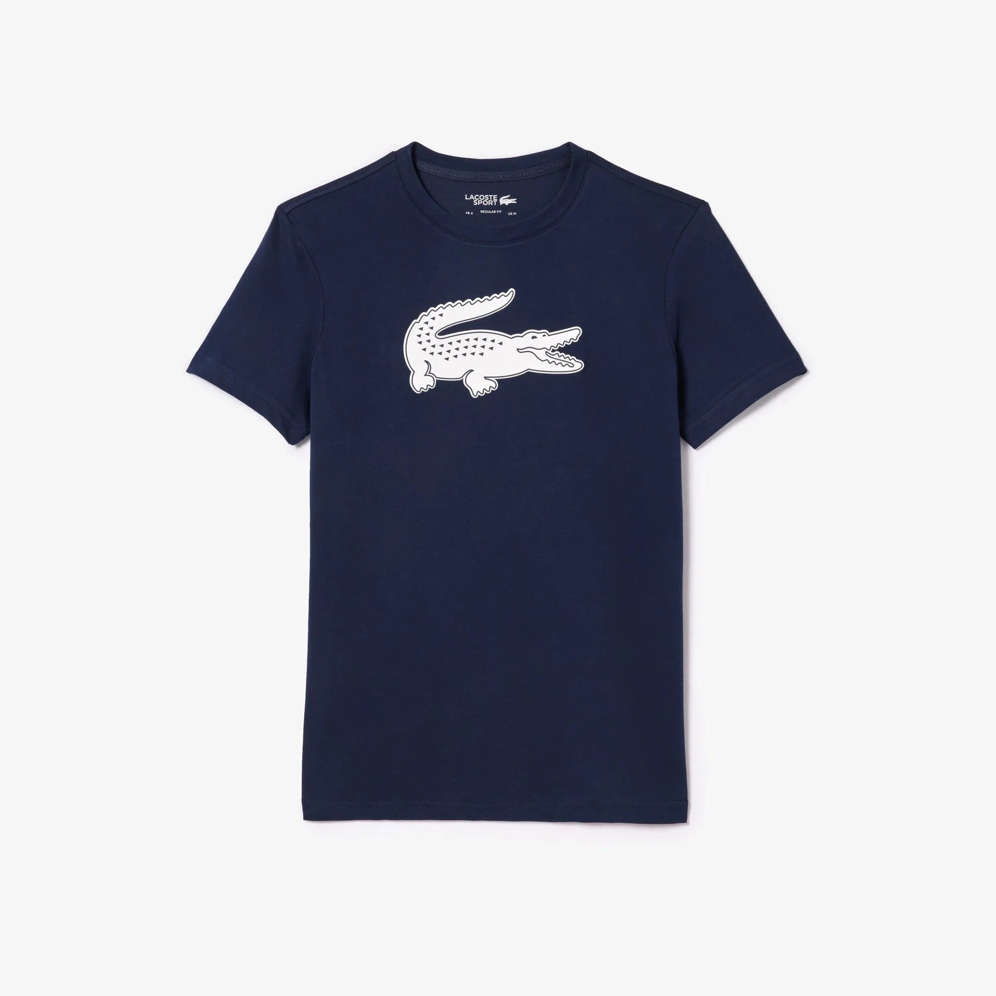 Lacoste (Men's Navy ultra dry logo sport t-shirt)