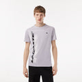 Men’s Sport Regular Fit T-shirt With Contrast Branding Grey Chine