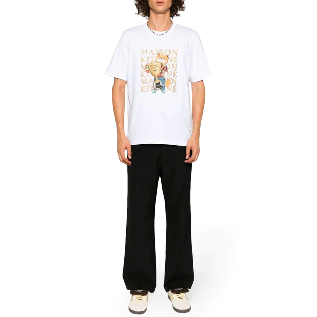 Unisex Fox Champion Regular Tee-shirt White