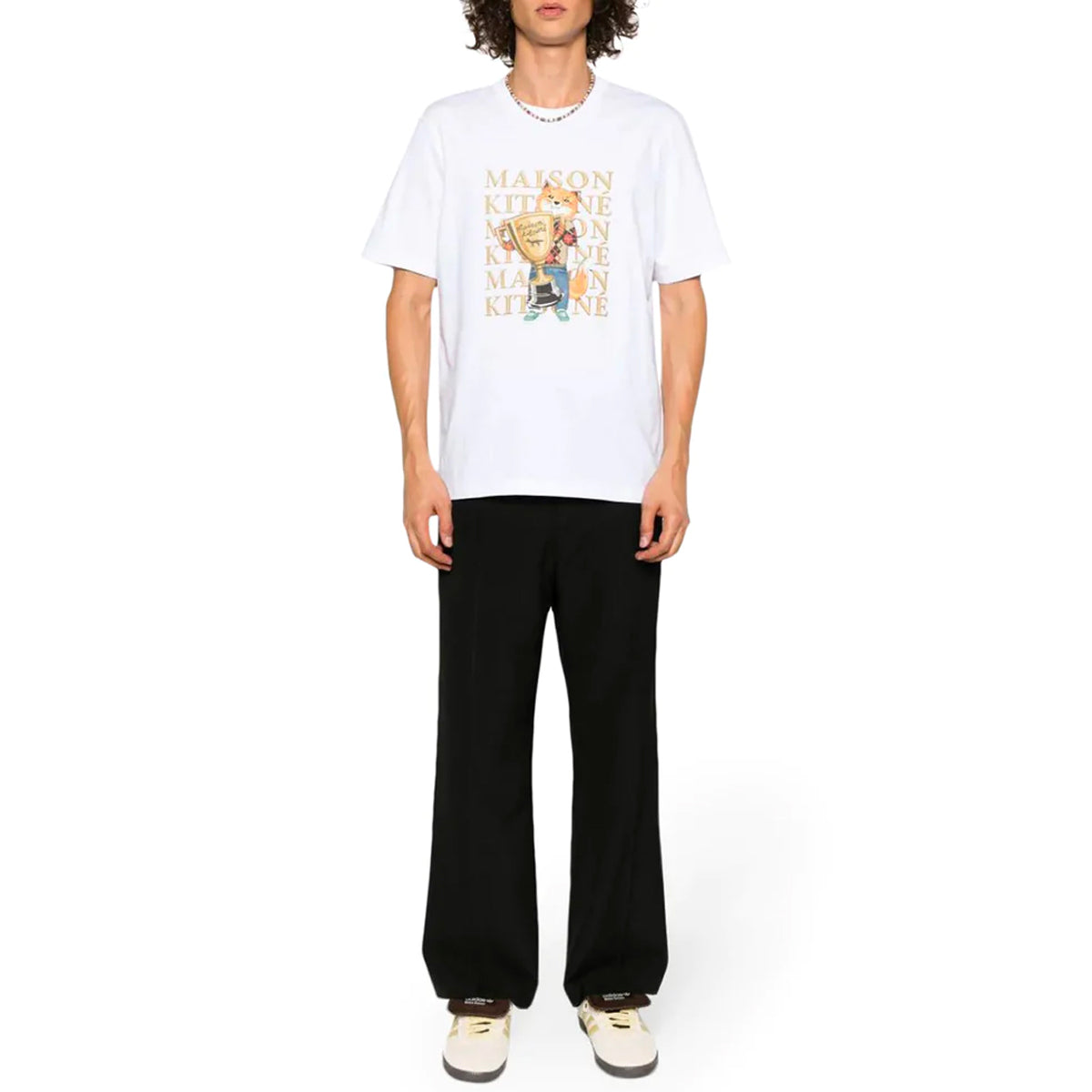 Unisex Fox Champion Regular Tee-shirt White