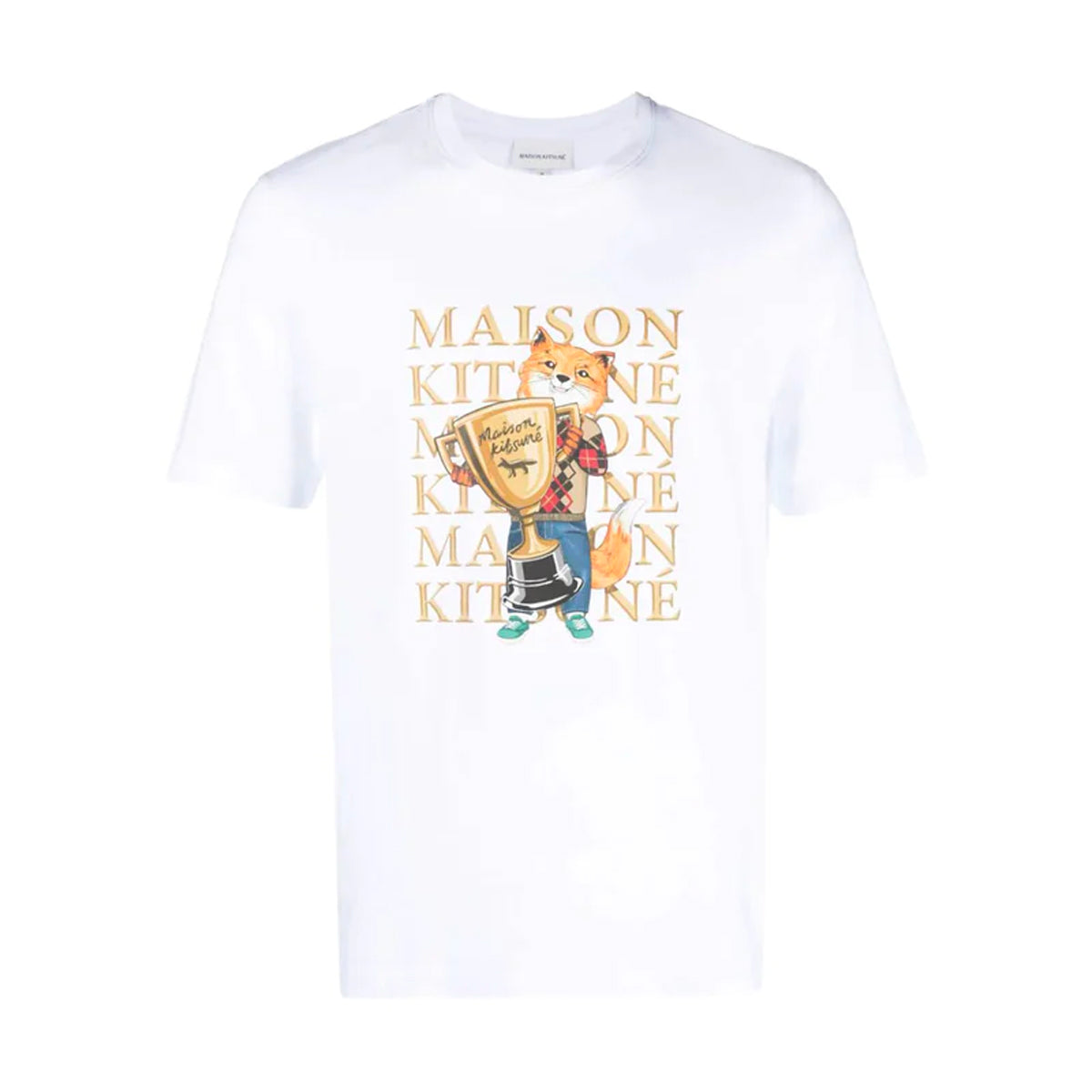 Unisex Fox Champion Regular Tee-shirt White