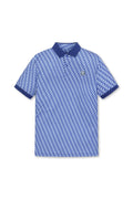 Men's ATHLETIC Arrow Rib Collar Polo Blue